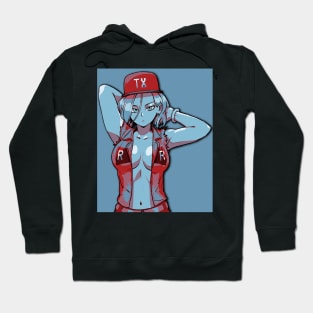 Texas, Android 18 Duotone Hoodie